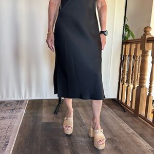 LaRoude raffia Platform Sandals